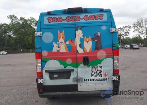 2022 Ram Promaster 2500 High Roof 159 Wb from USA, damaged, VIN 3C6LRVDGXNE121227